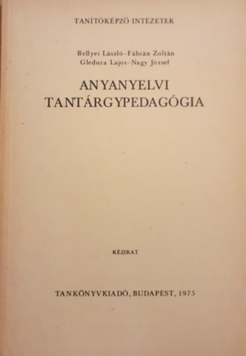 Anyanyelvi tantrgypedaggia