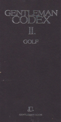Gentleman Codex II. - Golf