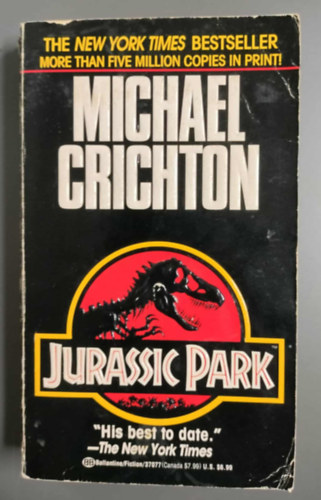 Chrichton Michael - Jurassic Park  /angol