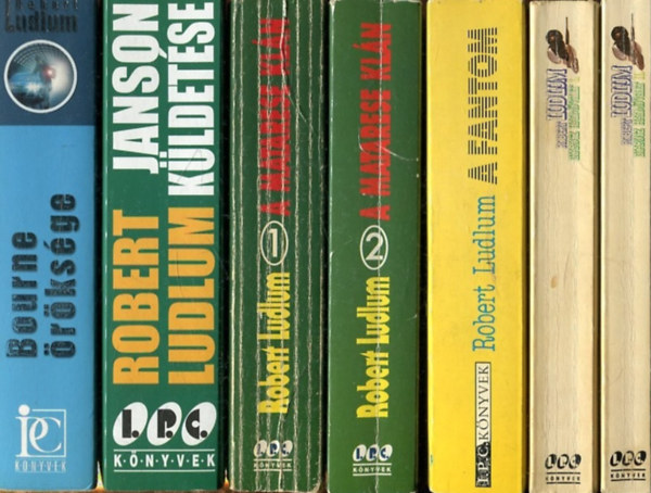 5 db Robert Ludlum knyv: Bourne rksge + Janson kldetse + A Matarese kln I-II. + A fantom + Ikarusz hadmvelet I-II.