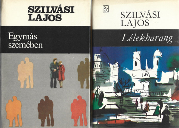 2 db Szilv�si Lajos k�nyv : Egym�s szem�ben + L�lekharang