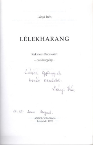 Llekharang - Rekviem Bcskrt - csaldregny - dediklt