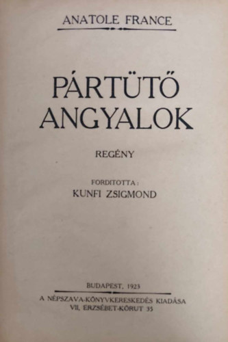 Anatole France - Prtt angyalok