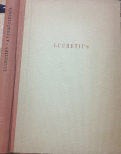 Lucretius - A termszetrl