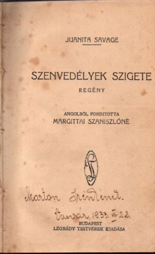 Szenvedlyek szigete