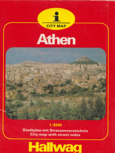 Athen 1:8500 City map