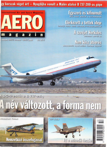 Aero magazin 2000/12 + 2001/1-11. (11 db, lapszmonknt)