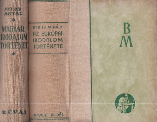 2 db irodalomt�rt�net: Magyar irodalomt�rt�net + Az eur�pai irodalom t�rt�nete