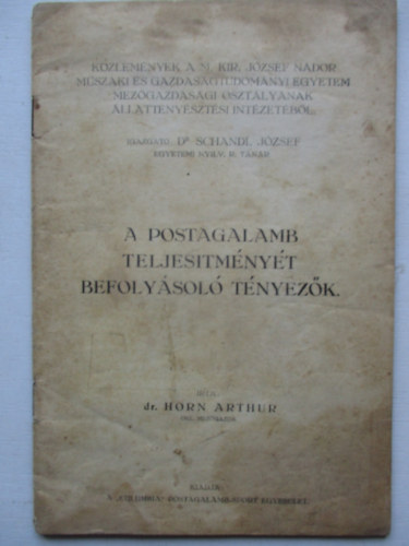 A postagalamb teljestmnyt befolysol tnyezk