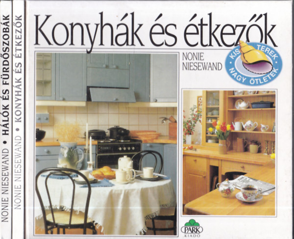 2 db. lakberendezsi knyv (Konyhk s tkezk + Hlk s frdszobk)
