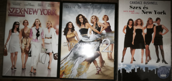 Candace Bushnell - Szex �s New York + aj�nd�k DVD-k: Szex �s New York-A mozifilm 1. �s 2. r�sz