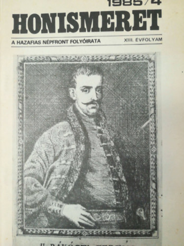 Honismeret 1985/4 XII. vfolyam
