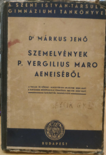 Szemelv�nyek P. Vergilius Maro Aeneis�b�l