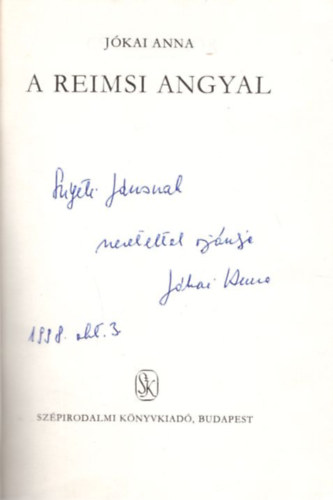 A Reimsi angyal - dediklt