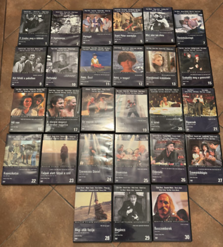 Magyar Filmek Gyjtemnye sorozat - 27 db DVD ( cmek az annotciban)