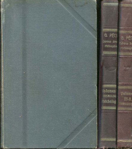 Gustavo P�csi - Cursus brevis philosophiae I-III.