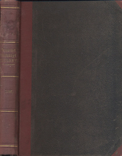 Szily Klmn-Fodor Jzsef-Paszlavszky J.  (szerk.) - Termszettudomnyi kzlny 1886. (XVIII. ktet  197-208. fzet.)
