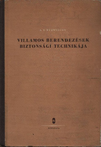 Villamos berendez�sek biztons�gi technik�ja