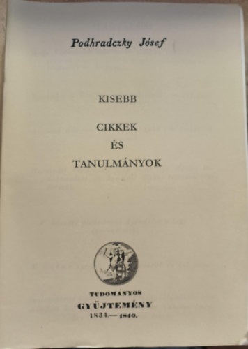 Kisebb cikkek s tanulmnyok (reprint)