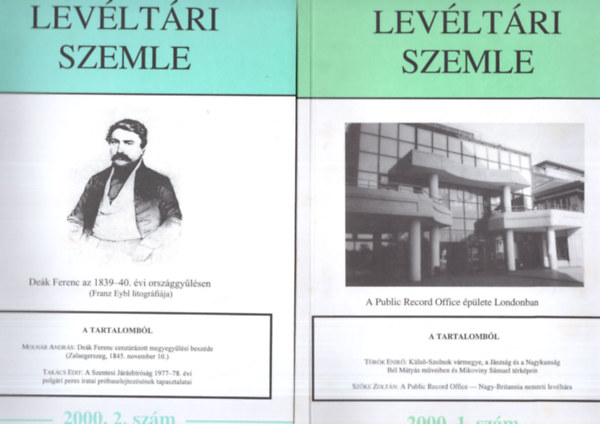 Levltri Szemle 2000/1-4. ktet ( teljes vfolyam egytt )