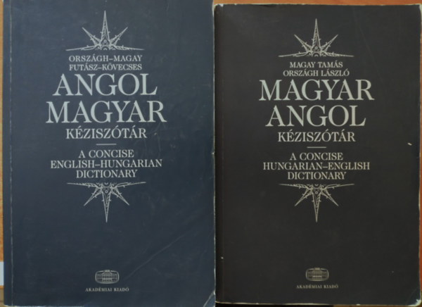Angol-magyar s magyar-angol kzisztr I-II.