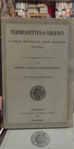 Termszettan s vegytan - A vrosi katholikus Npiskolk fels osztlyai szmra