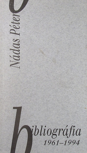 Ndas Pter bibliogrfia 1961-1994
