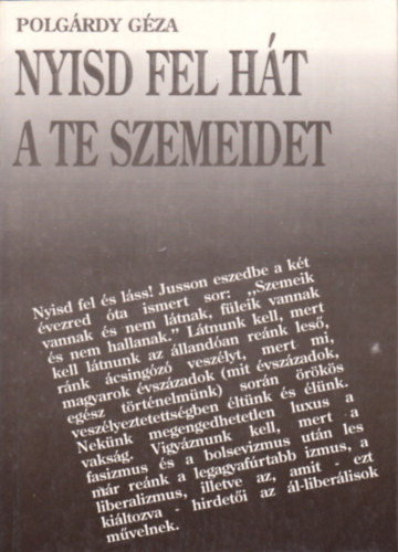 Nyisd fel ht a te szemeidet
