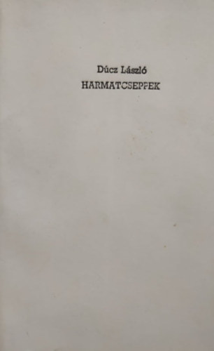 Harmatcseppek