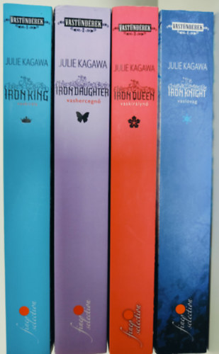 Vastndrek sorozat 1-4. (The Iron King - Vaskirly, The Iron Daughter - Vashercegn, The Iron Queen - Vaskirlyn, The Iron Knight - Vaslovag)