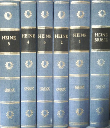 Heines werke in fnf bnden I-V. + Briefe in einem band