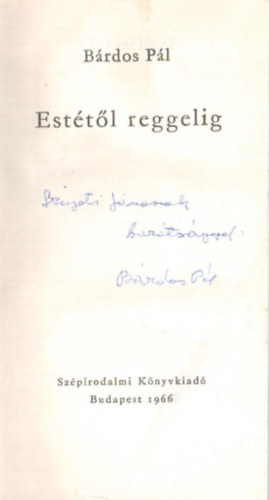 Esttl reggelig - dediklt