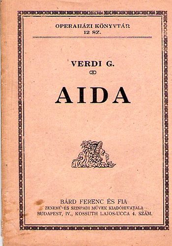 Aida (Szvegknyv)