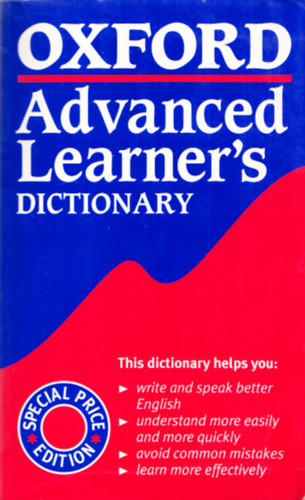 Oxford advanced learner's dictionary of current english