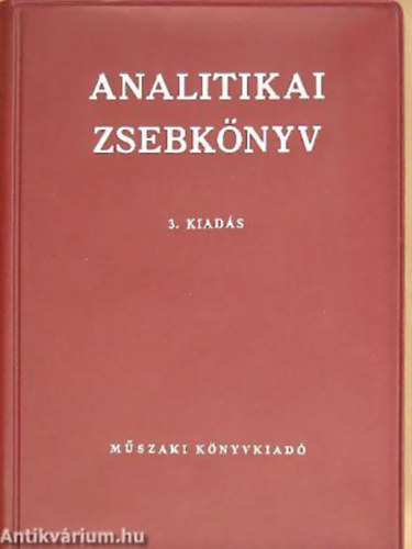 Analitikai zsebknyv