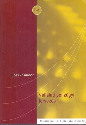 Vllalati pnzgyi tervezs