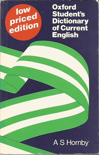Oxford student's Dictionary of Current English low priced edition