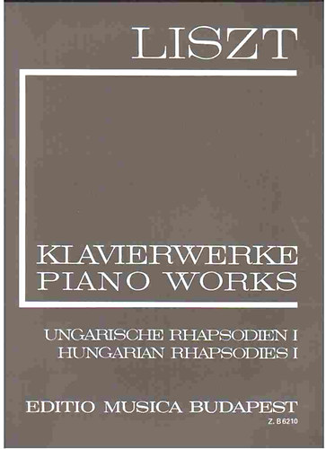 Klavierwerke - Piano works - Ungarische Rhapsodien I. - Hungarian rhapsodies I.