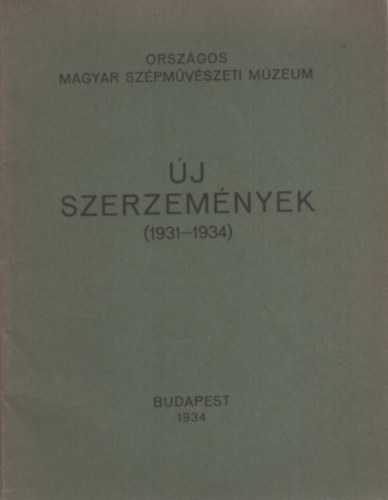 �j szerzem�nyek (1931-1934)