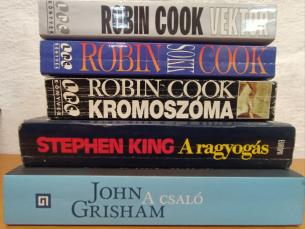Stephen King, Robin: Cook John Grisham - Szrakoztat irodalmi knyvcsomag