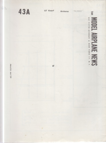 4 db. rep�l�g�p modell tervrajz (Lil' Knarf + Veedoo + The Sundowner + Ramrod 600)