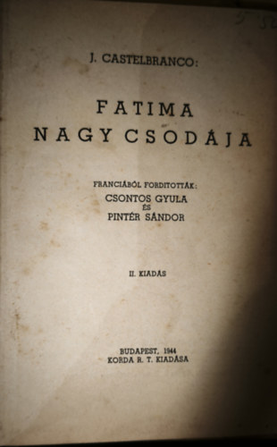 Fatima nagy csod�ja