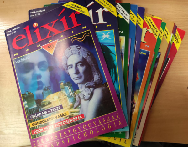 j Elixr magazin- 1994. vfolyam 1-12. szm (teljes vfolyam, szmonknt)