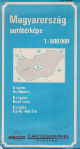 Magyarorszg auttrkpe - 1:500 000