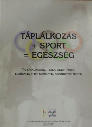 Tpllkozs + sport = egszsg Tpllkozsrl, fizikai aktivitsrl edzknek, versenyzknek, sportkedvelknek - Sznes fotkkal, brkkal. Megjelent 1000 pldnyban.
