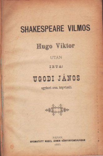 Shakespeare Vilmos