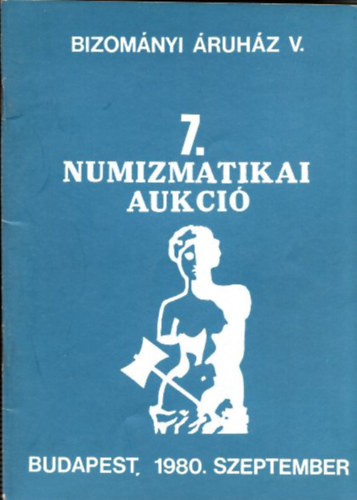 Bv - BV: 7. numizmatikai aukci, 1980. szeptember