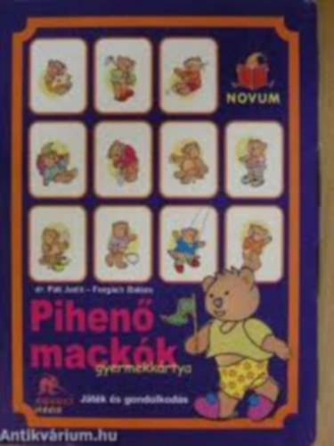 Pihenő mackók gyermekkártya