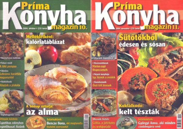 Prma konyha magazin 2004. (10., 11., 12. szmok)