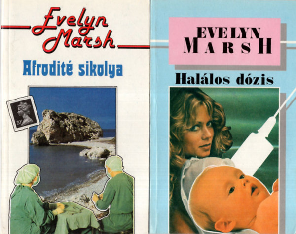 4 db Evelyn Marsh knyv ( egytt ) 1. A titokzatos kvek, 2. A ktarc gyilkos, 3. Hallos dzis, 4. Afrodit sikolya